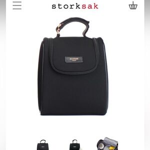 Storksak scuba Black Baby insulated bottle bag